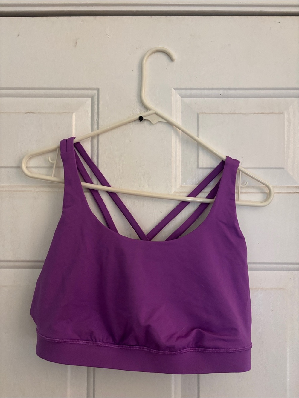 Lululemon Energy Bra, Electric Turquoise, Size 14
